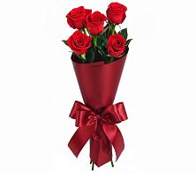 Букет 5 Красных роз Эдлесс Лав в Среднеуральске