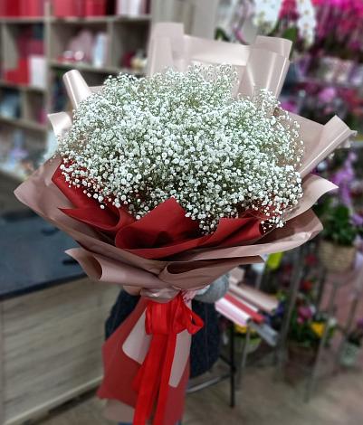 Букет цветов из: Гипсофила в Среднеуральске