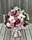 Букет цветов из: Альстромерии, Гвоздики, Розы и Хризантемы в Среднеуральске