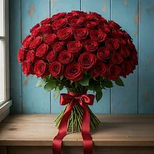 Букет Красные розы Блэк Меджик в Среднеуральске