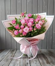 Букет Розовый кустик в Среднеуральске