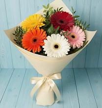 Букет цветов из:  Герберы в Среднеуральске