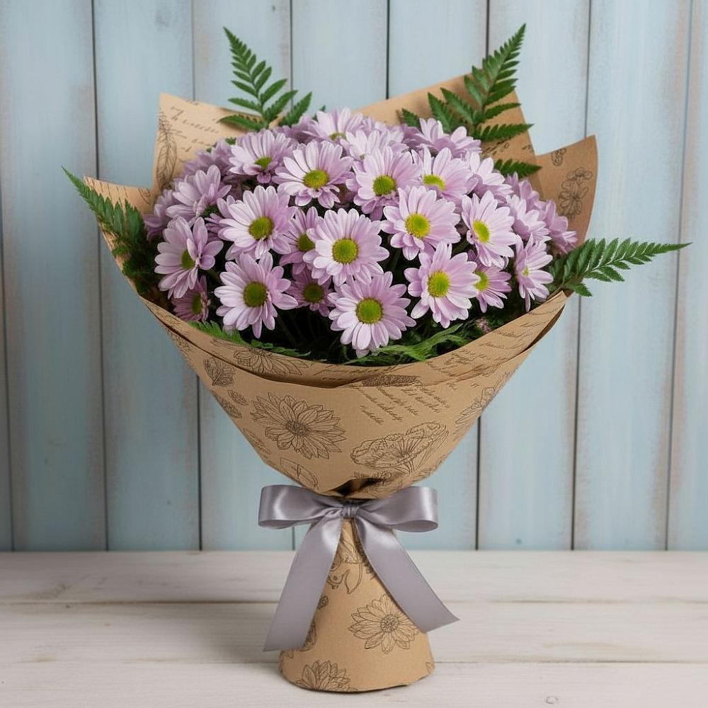 Букет цветов из: Хризантемы в Среднеуральске