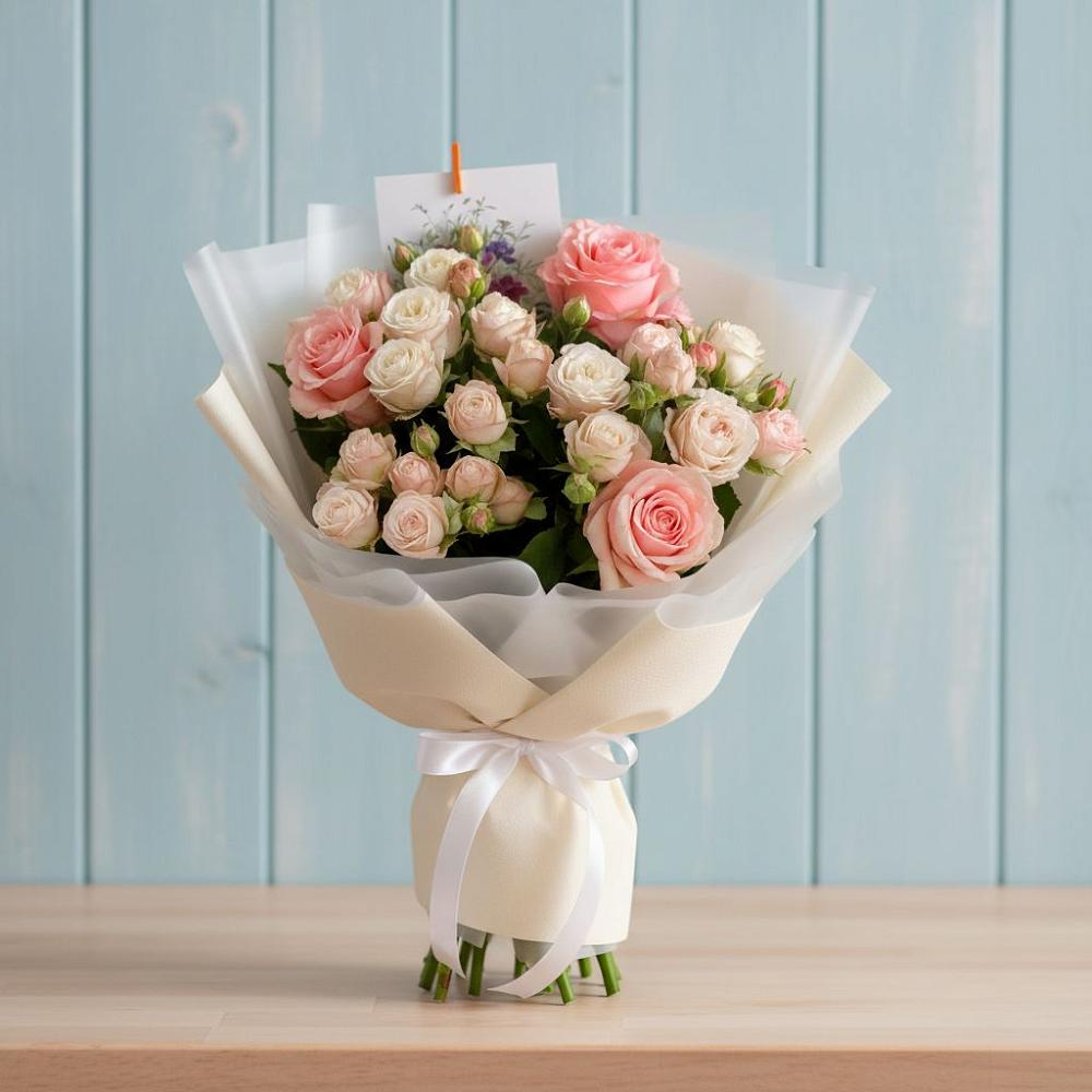 Букет цветов из: Розы в Среднеуральске