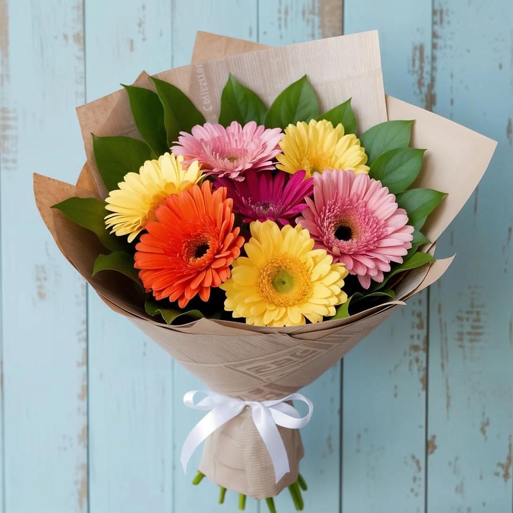 Букет цветов из: Герберы в Среднеуральске