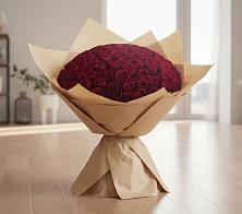 Букет 101 Красная роза в Среднеуральске