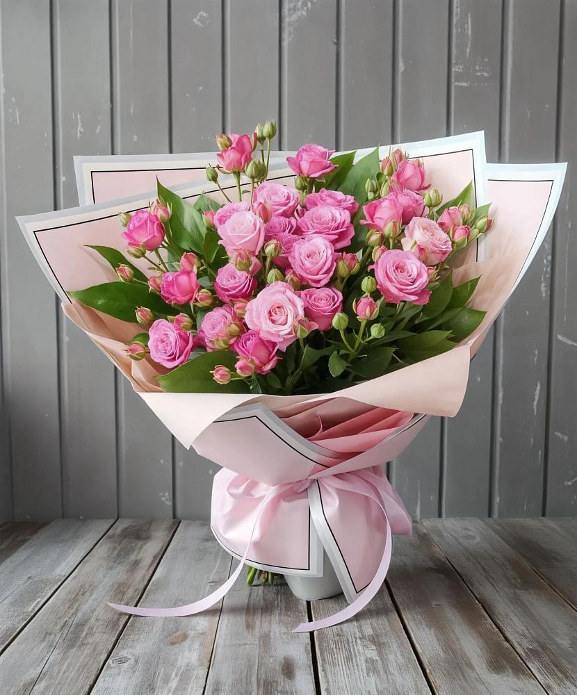 Букет Розовый кустик в Среднеуральске