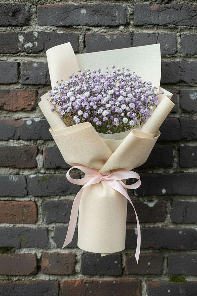 Букет цветов из: Гипсофила в Среднеуральске