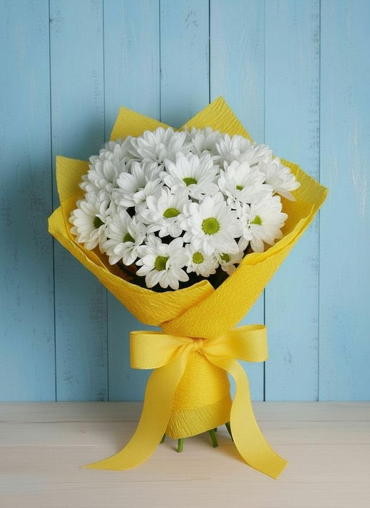 Букет цветов из: Хризантемы в Среднеуральске