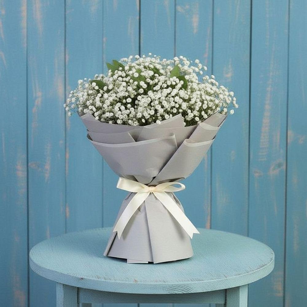 Букет цветов из: Гипсофила в Среднеуральске