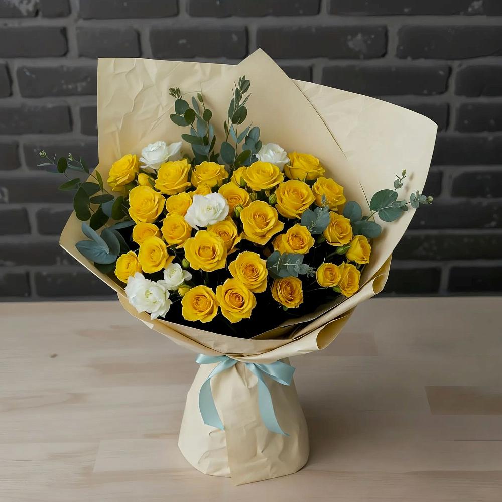 Букет цветов из: Розы в Среднеуральске