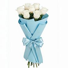 Букет 7 белых роз Проуд #REPLACE_PRED# Среднеуральске