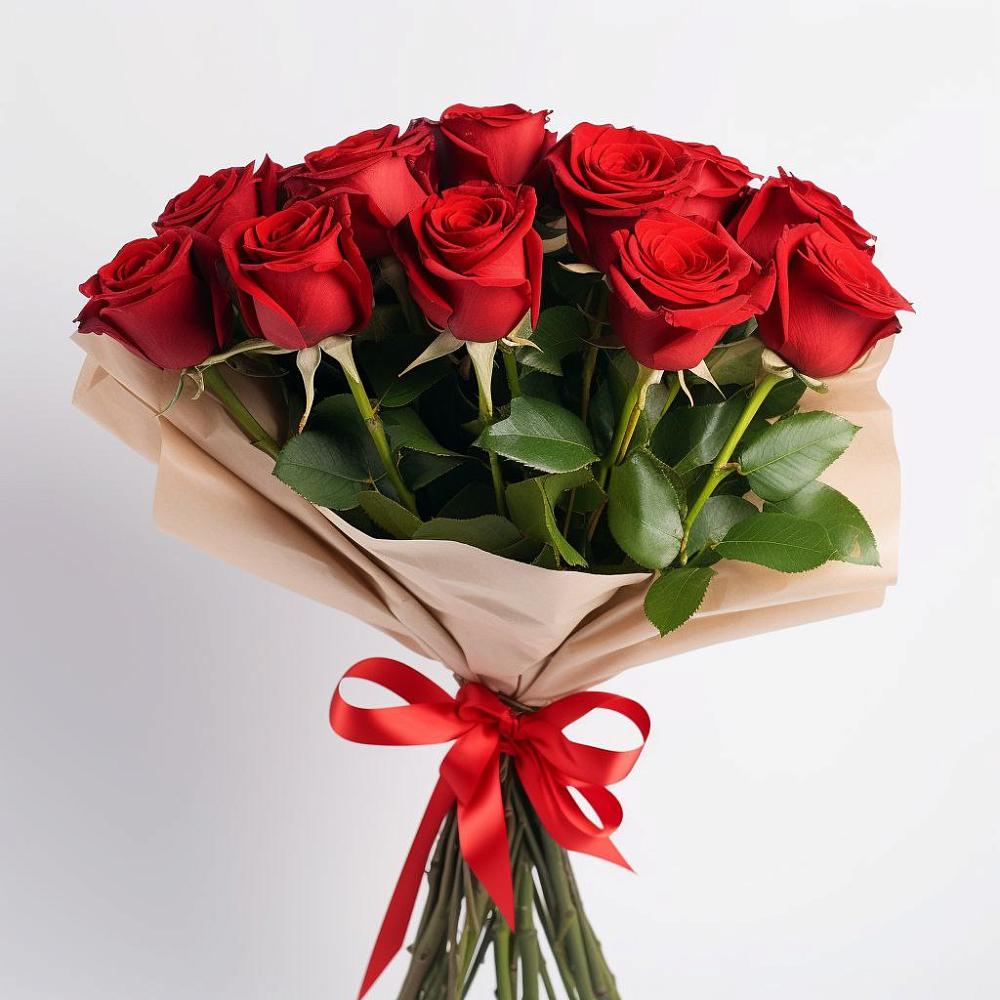 Букет 11 Красных роз Эдлесс Лав в Среднеуральске